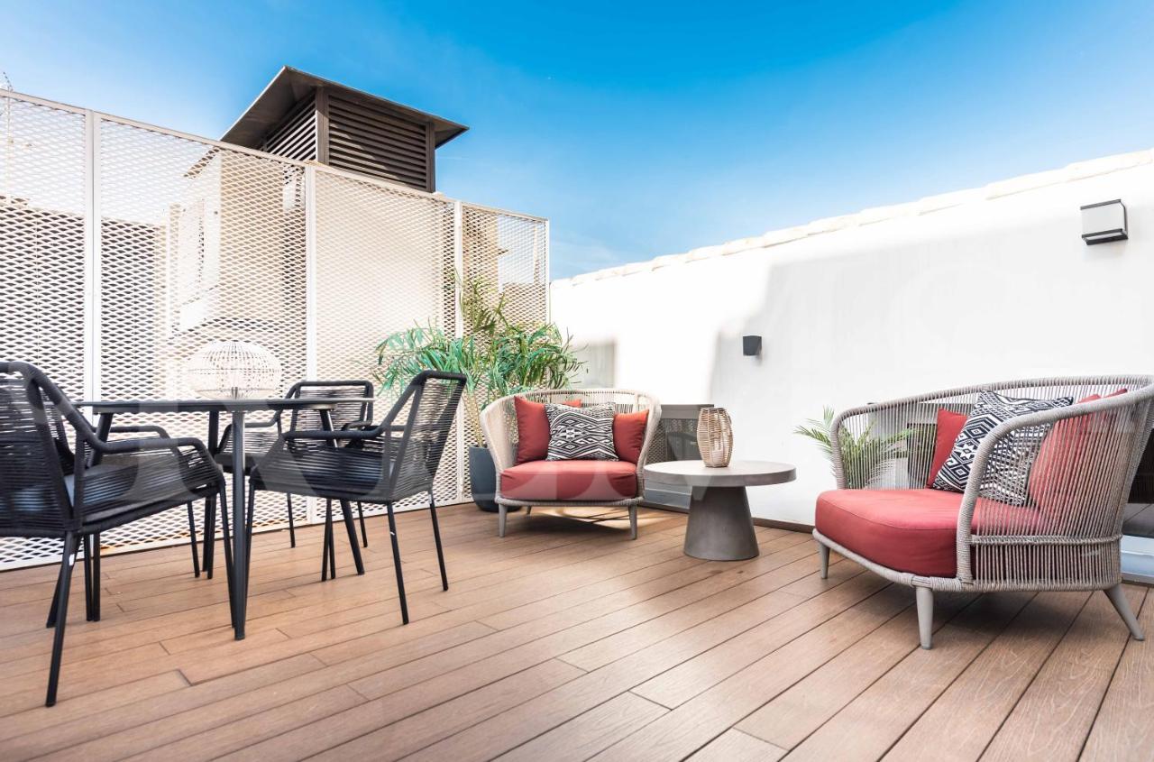 Penthouse Suite With Rooftop In The Heart Of Malaga By Rems Exterior foto